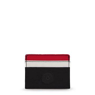 Kipling Cardy Card Holder Tassen Zwart Rood | BE 2052MQ